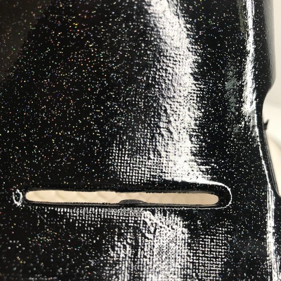 Spenco Fusion 2 Pearlized Slide Womens 10 Mens 9 Black Recovery Sandal Arch - Picture 3 of 8